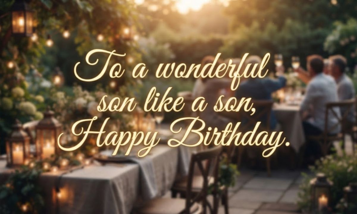 Heart Touching Birthday Wishes for Son-in-Law
