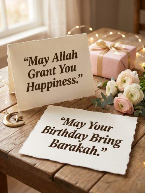 Kind Birthday Wishes for a Muslim Female Friend