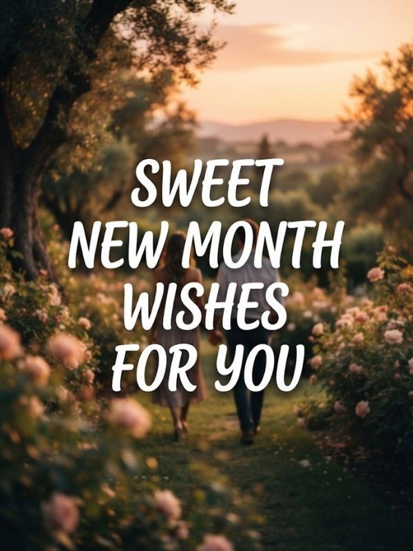 Sweet New Month Wishes for Wife and Husband